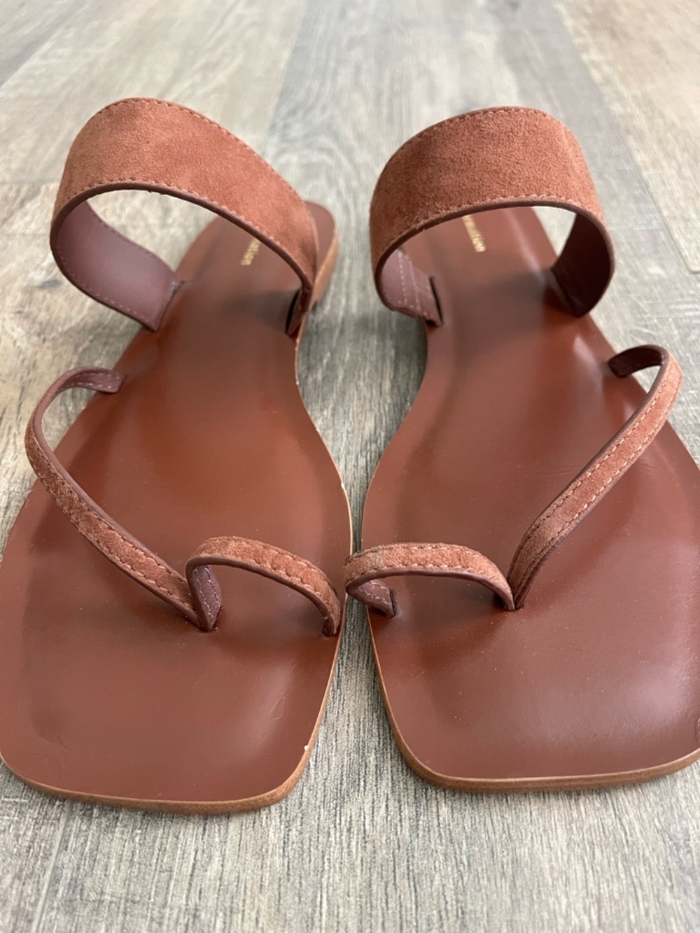 New Reformation Sawyer Toe Loop Slide Sandal size 9.5 - Picture 4 of 9